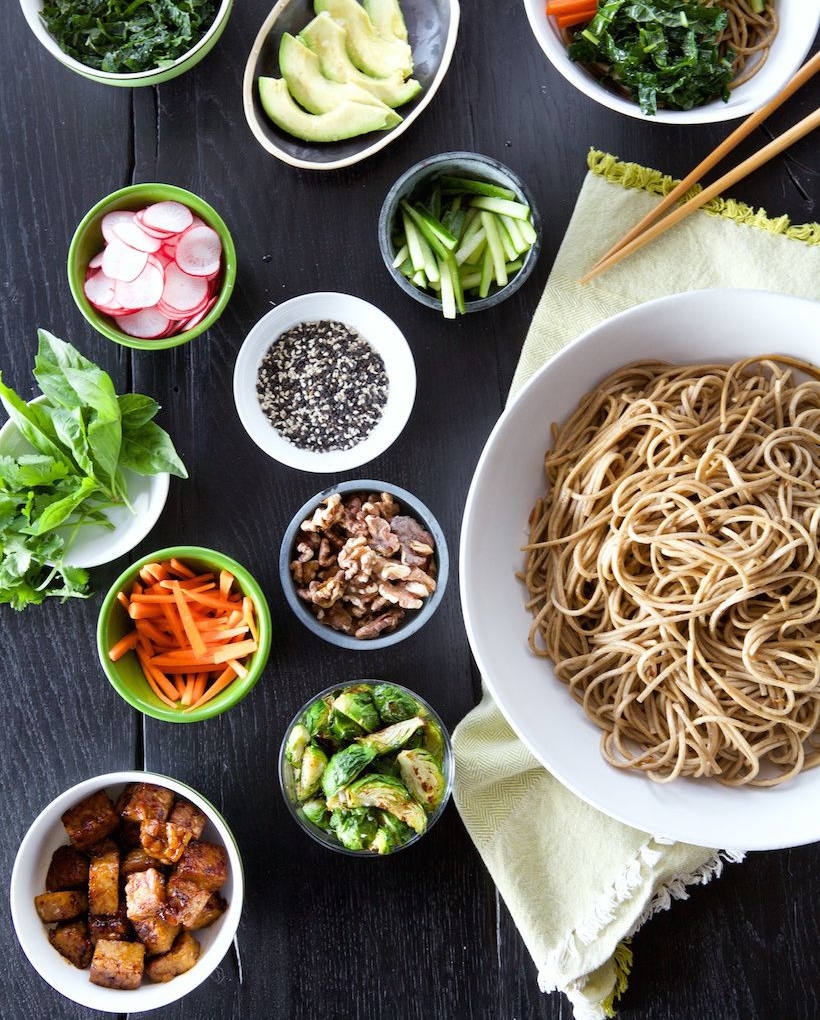 Soba Nudeln gesund Pasta Japanische Nudeln glutenfrei Buchweizen Rezept abnehmen