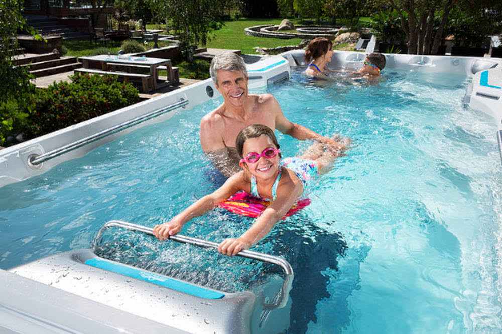 Swim Spa zuhause Garten Pool