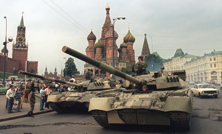 Zerfall der Sowjetunion Russland Fotos