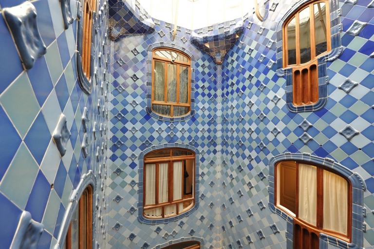 Magische Nächte Casa Batllo Mosaik