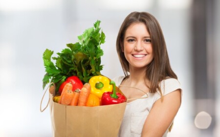 vorteile der vegetarischen ernährung und ernährungsplan mit gemüse aus dem laden