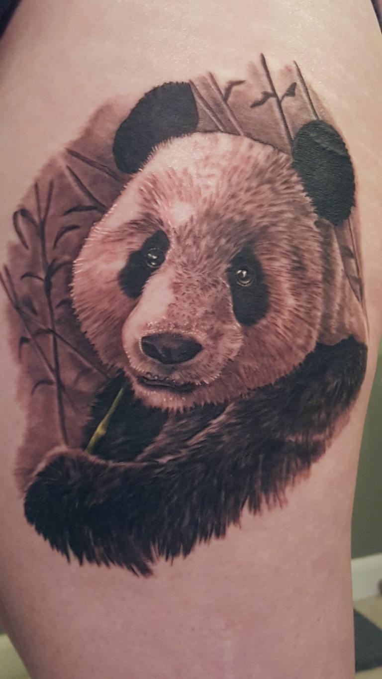 Der Pandabär bedeutet unter anderem Mut, Kraft und Stärke