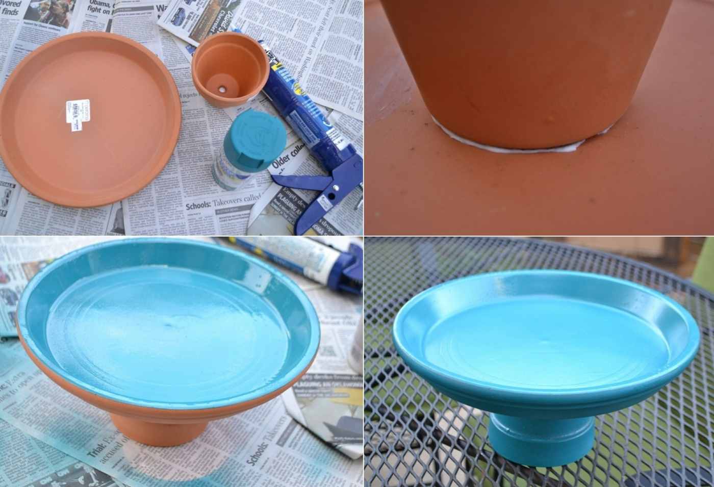 One container for the water itself built with terracotta or ton and color