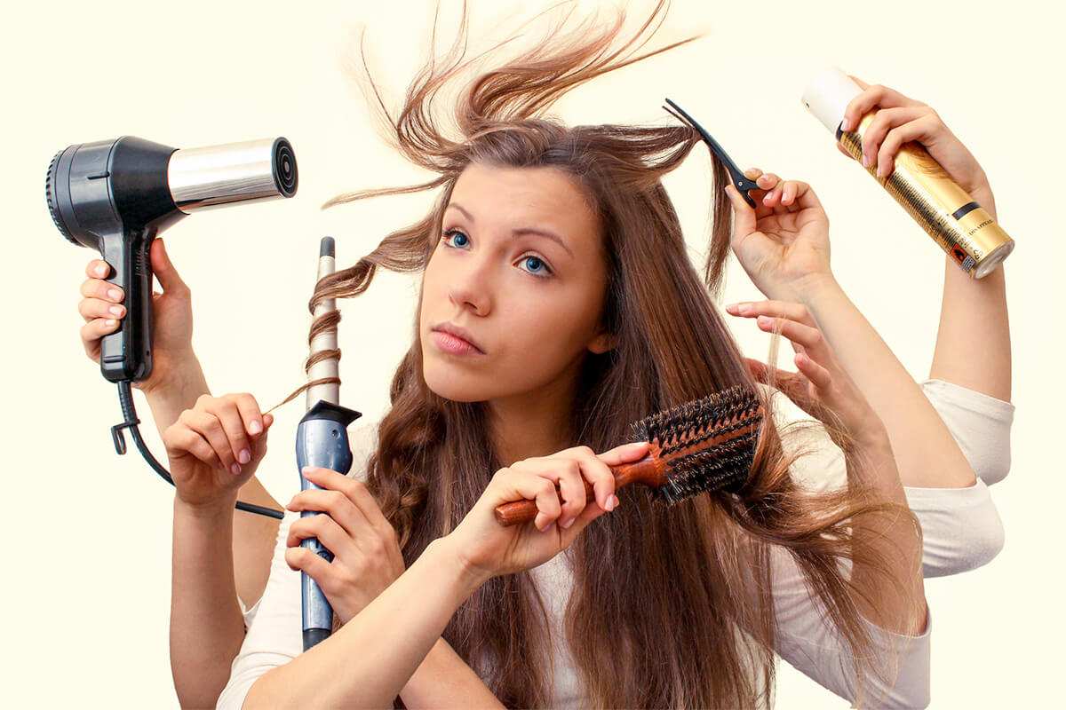 Haarpflege im Sommer Hitzeschutz Hausmittel Haarkur selber machen