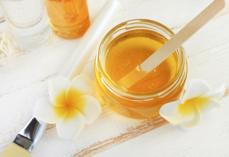 Honig Haarpflege gesund Haamaske selber machen Gesichtsmaske