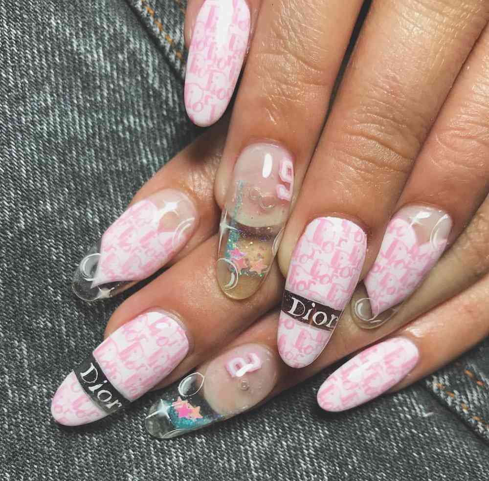 Jelly Nails Nail Polish Nail Polish Nail Design Summer Pink