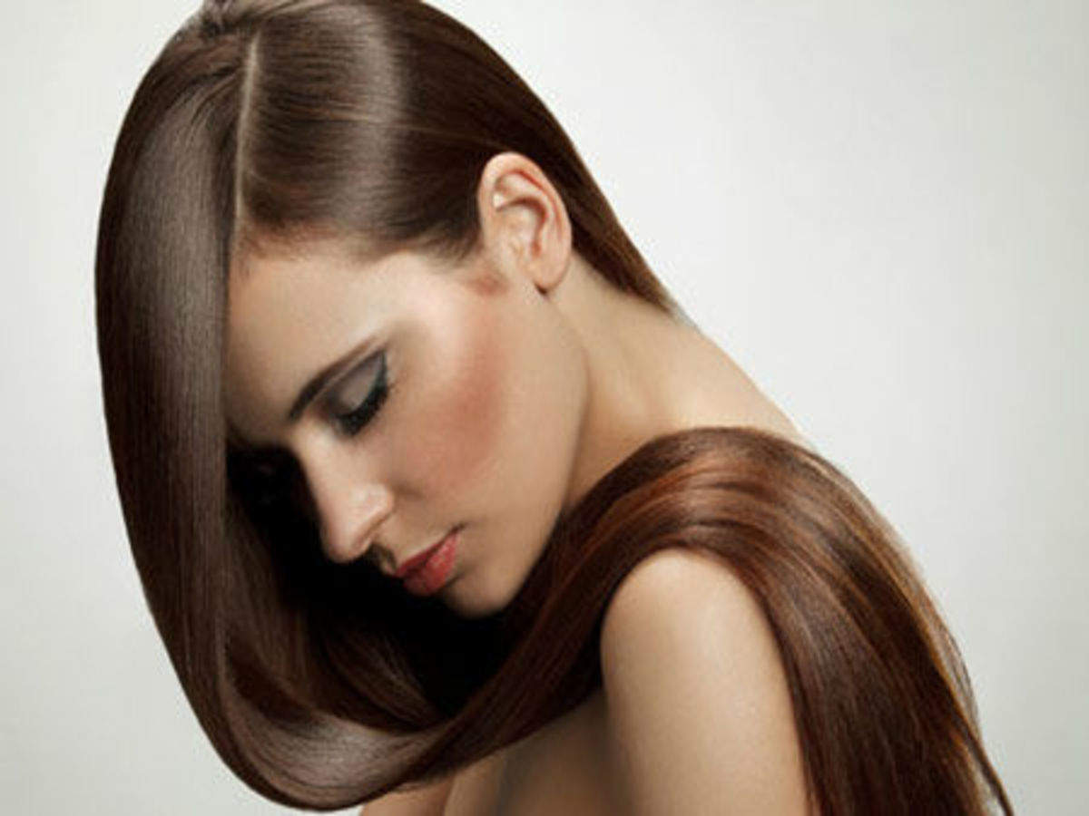 Keratin Behandlung dünne Haare Sommer Haarpflege lange Haare braun