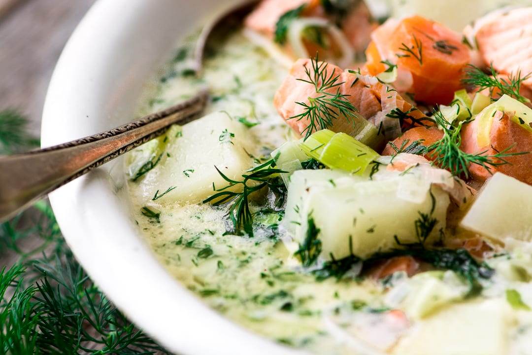 Midsummer Fischsuppe Swedish Recipes Menu