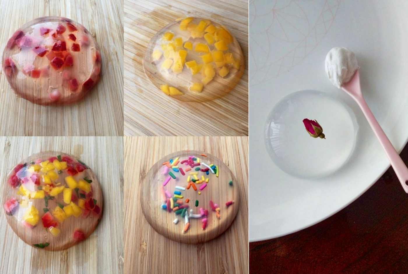 Regenerating Cows with Fruits, Sprinkles or Flowers Decorate