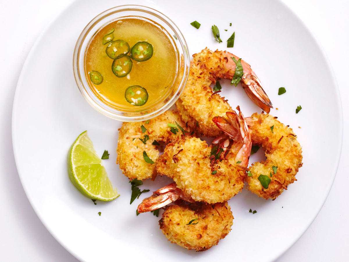Shrimps Rezepte Kokosnuss Paniermehl Alternativen Low Carb Diät Abnehmen