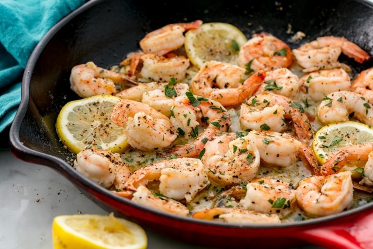 Shrimps Rezepte Zitronen Sahne Sauce selber machen Schnelle Gerichte Sommer