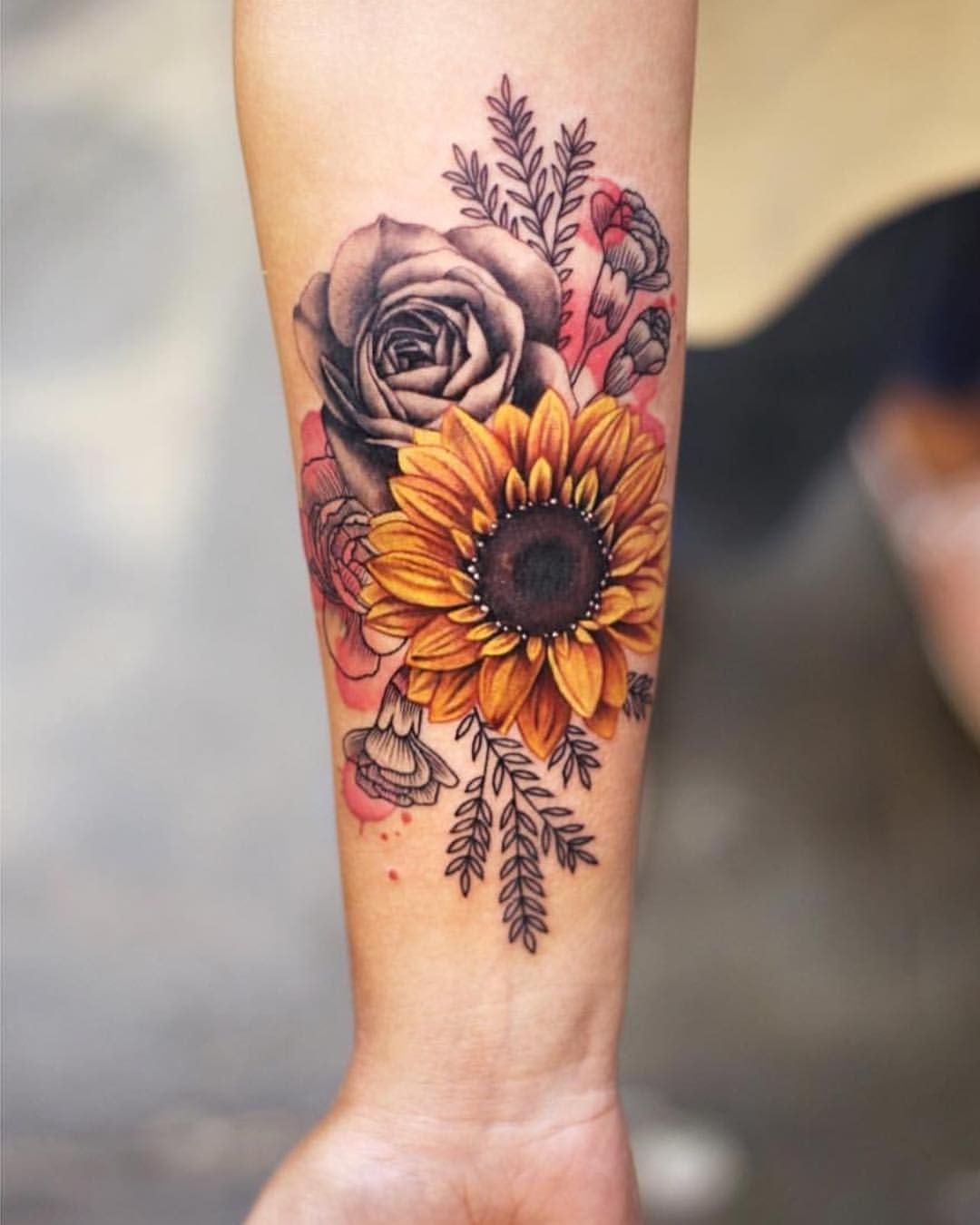 Tattoo Trends Pinterest Tattoo Motive Frauen Sonnenblumen Tattoo Bedeutung
