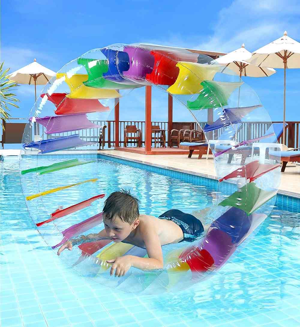 washing wheel for inflating for children and waiting for bathing pleasure