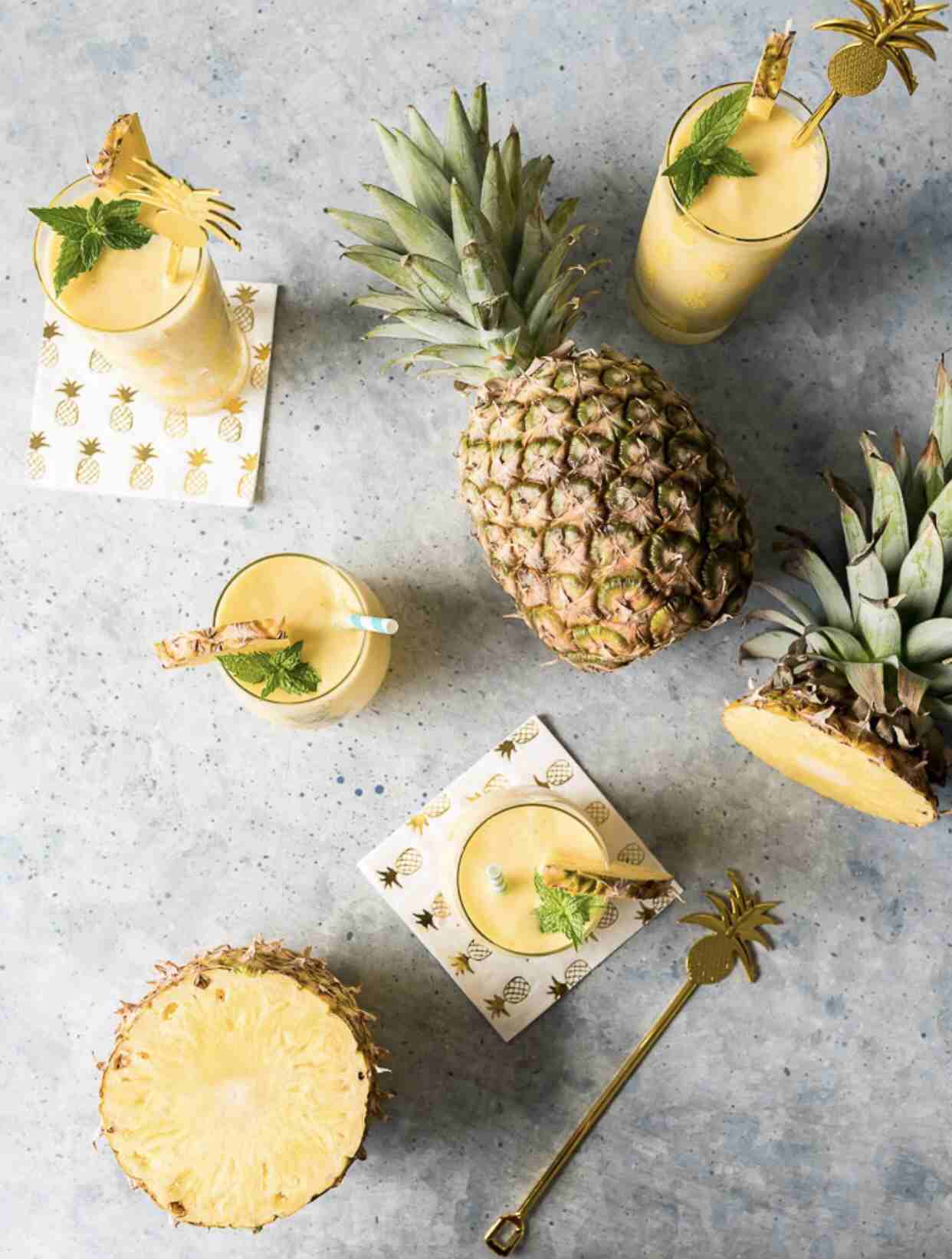 Pineapple Mango Slush Ice Cream Recipe