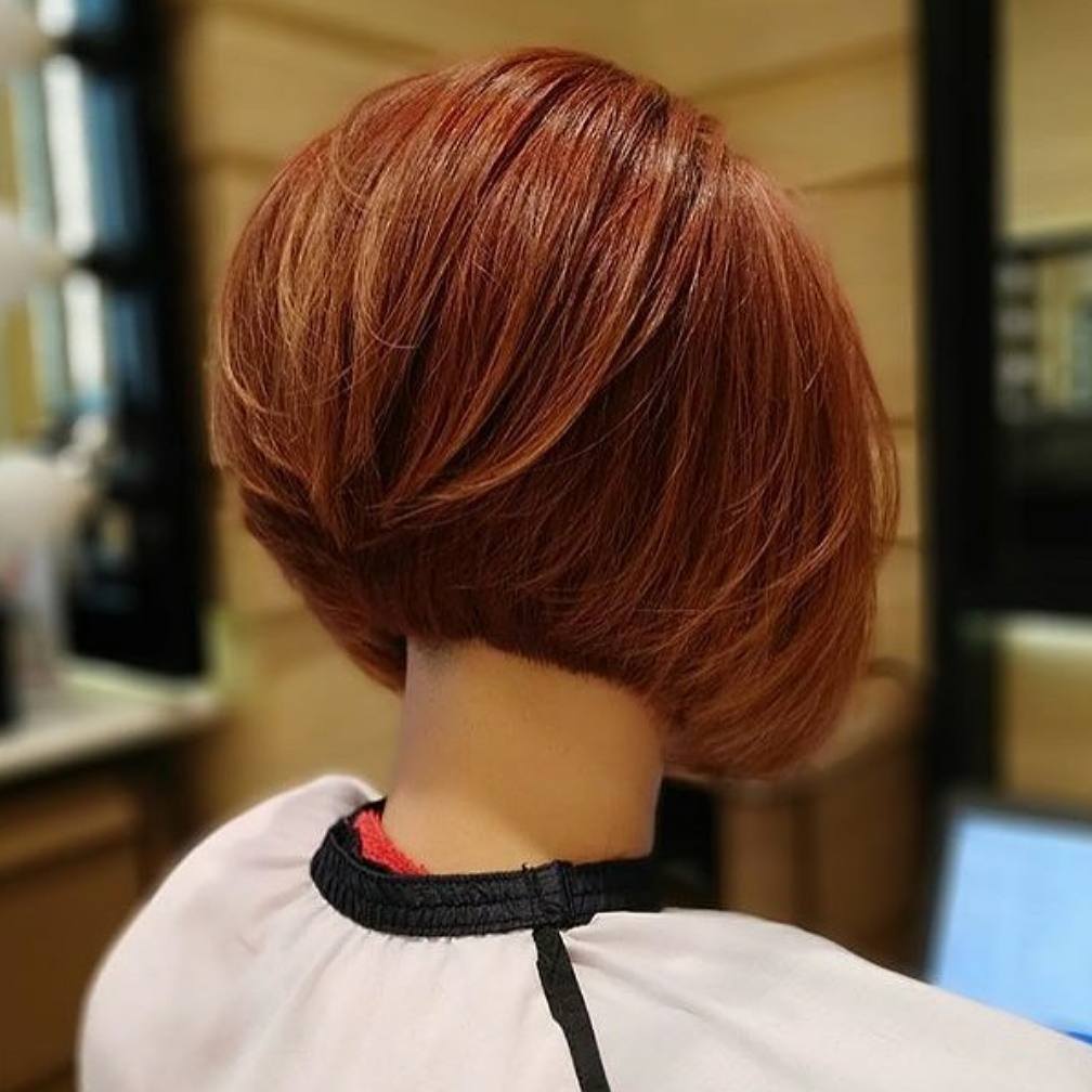 Bob Frisuren kurz Haartrends 2019 rote Haare pflegen Tipps