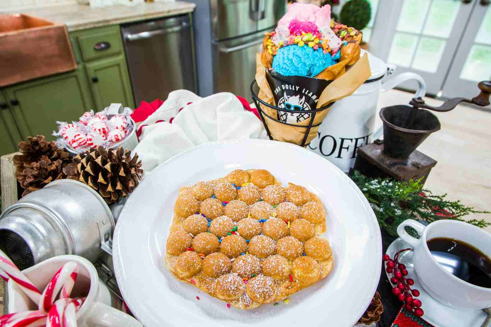 Bubble waffle recipe dough ice cream scones themselves make easy breakfast