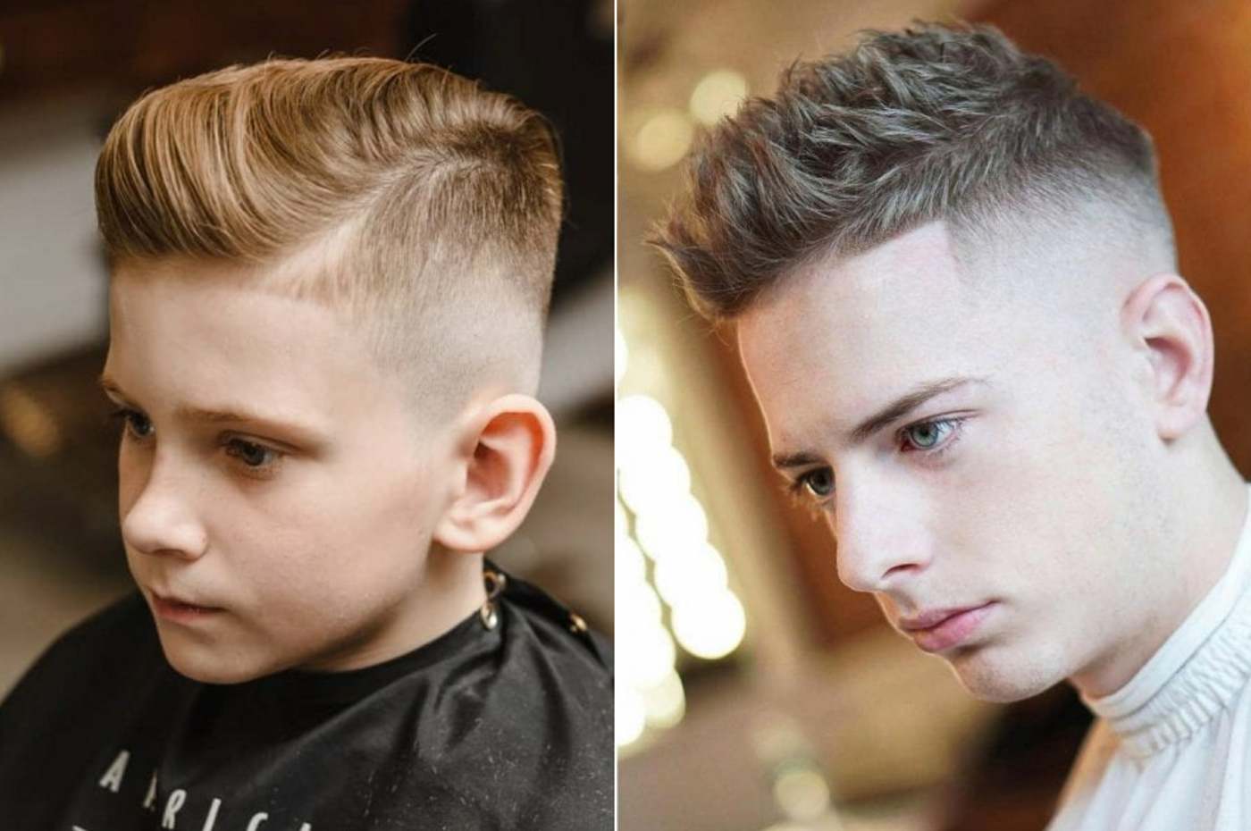The side and undercut act masculine, but also fit in with little boys