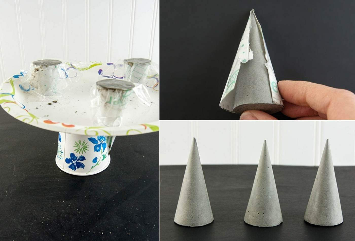 The cone ring holder is quick and easy to make