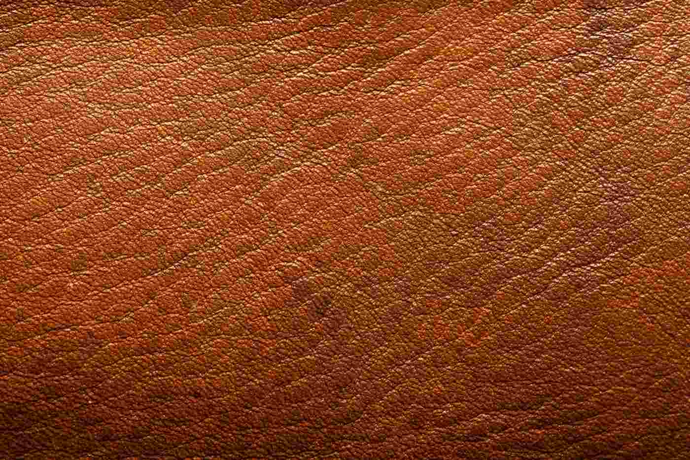 Smooth leather can be open or covered and stained with Anilin