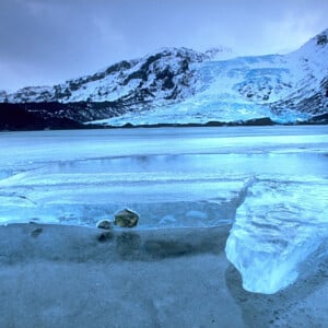 Gletscherschmelze in Island