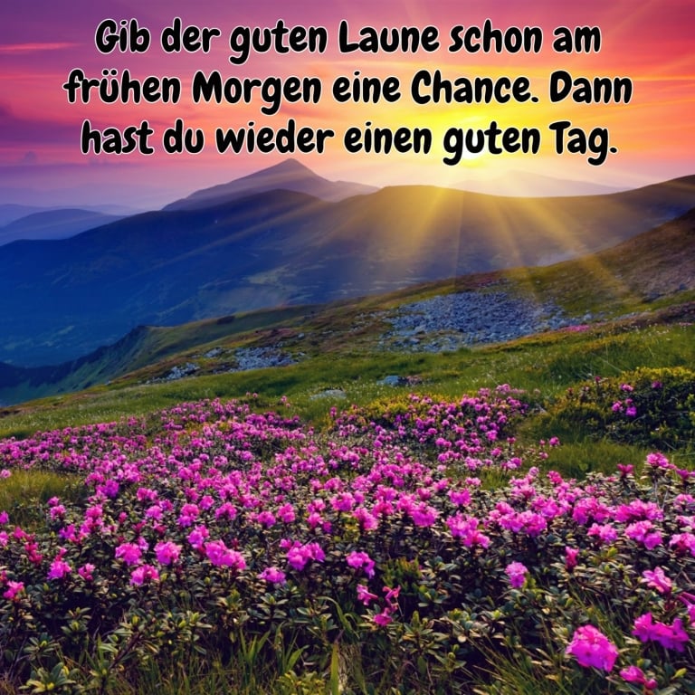 Guten Morgen WhatsApp Bild: Start Your Day with a Touch of Inspiration