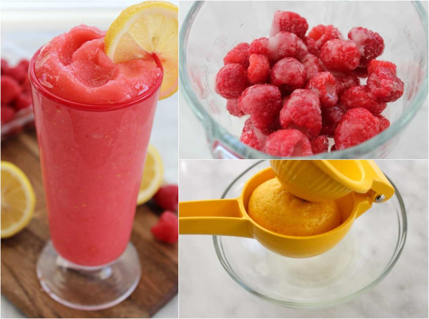 Raspberry Lemonade Slush Recipe with Vodka