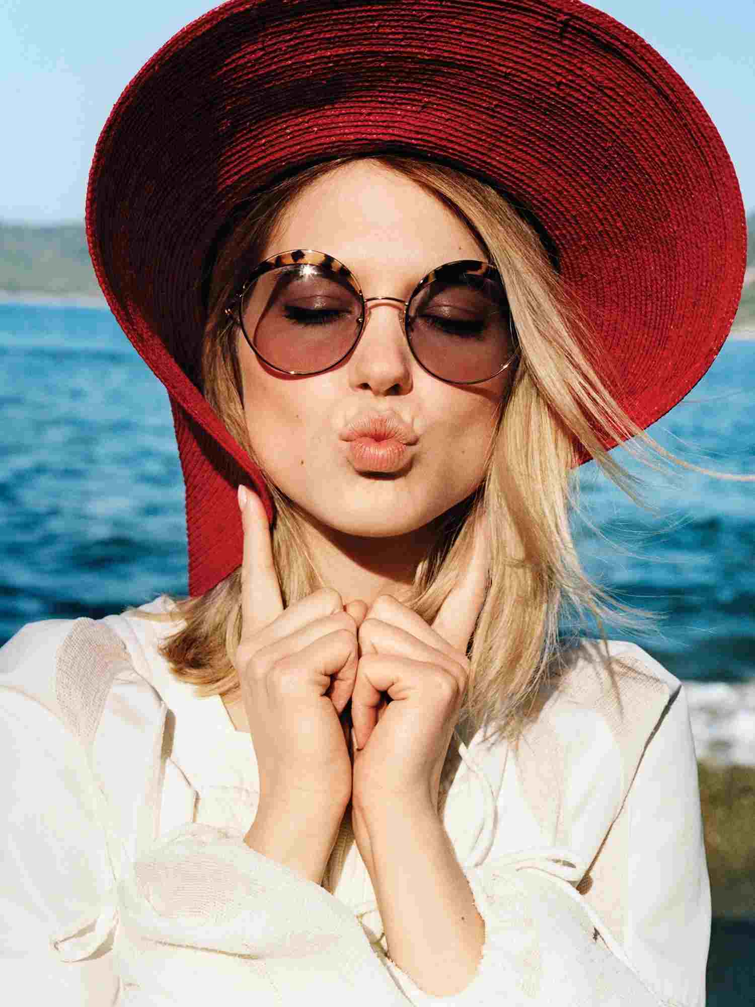 Hut Models Summer Sunglasses Face Shape Fashion Trends 2019 Women