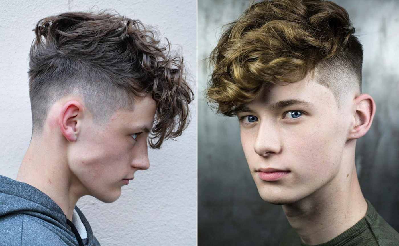 Loose undercut with a high pompadour to emphasize Locken