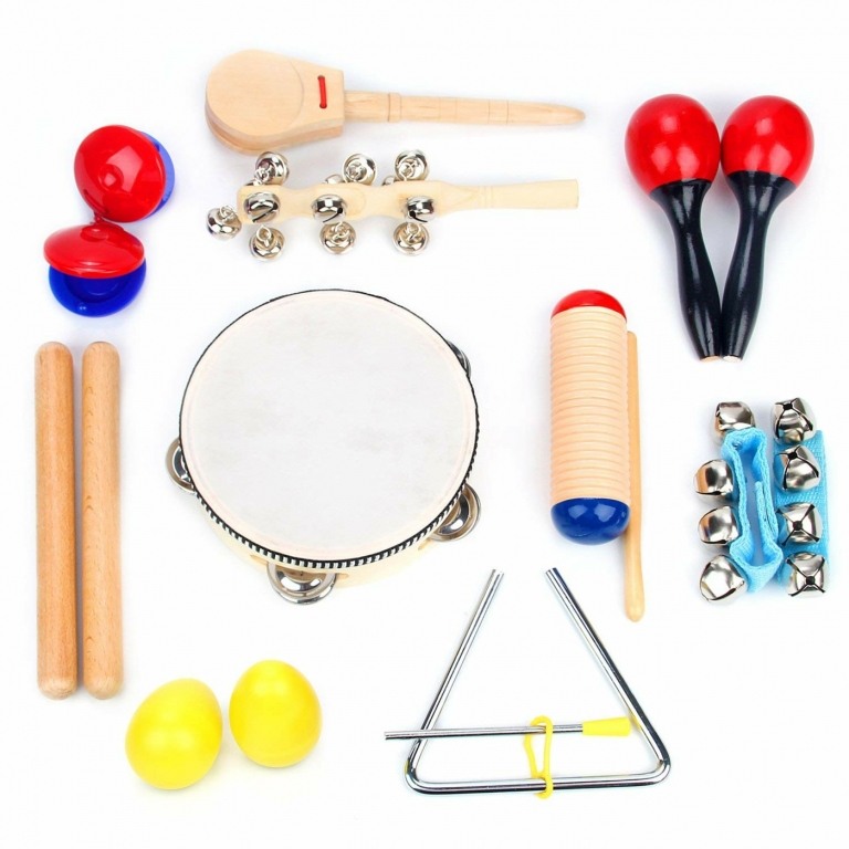 Musikinstrumente für Kinder machen auch Kleinkinderns Spaß und fördern die Entwicklung