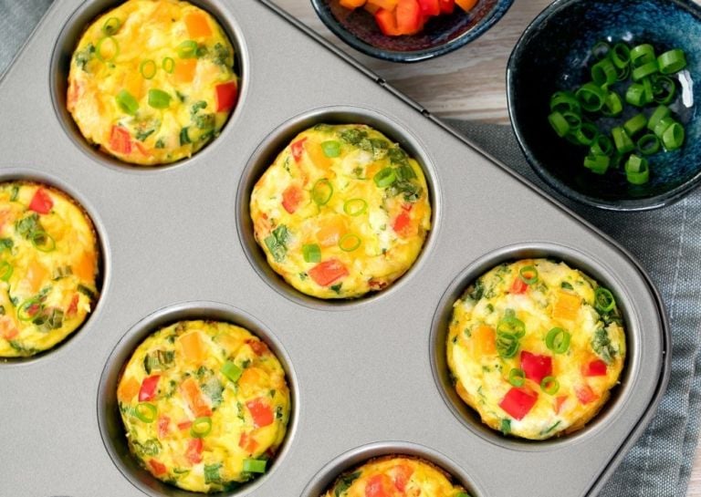 Omelett Muffinform backen zubereiten Ideen schnell Rezepte