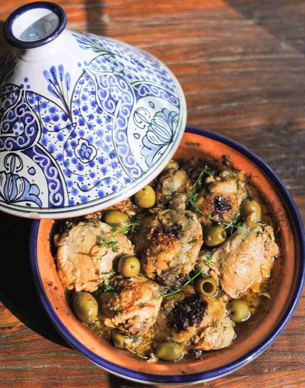 Safran Recipes Moroccan Hähnchen-Tajine