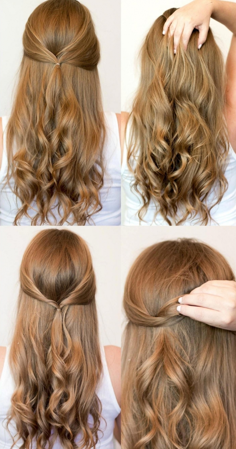 Schnelle Frisuren Selber Machen : Schnelle Frisuren Für Die Arbeit