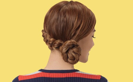 Schnelle Frisuren für die Arbeit Anleitung Schritt für Schritt Haare stylen