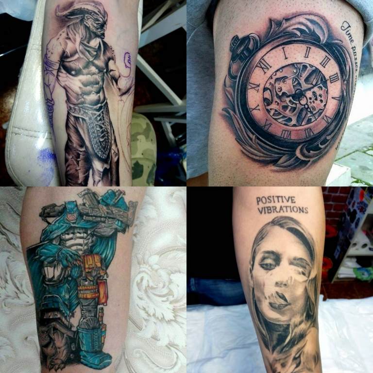 Tattoo Trends Uhr Batman Tattoodesign Tattoomotive Unterarm Schmerzen
