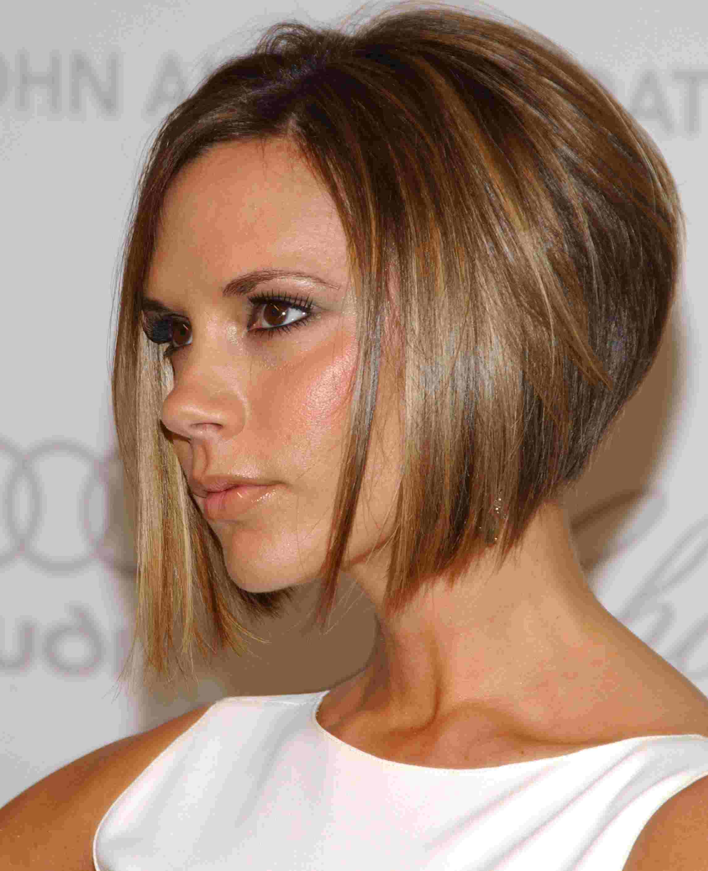 Victoria Beckham hairstyles hair cut short undercutt women