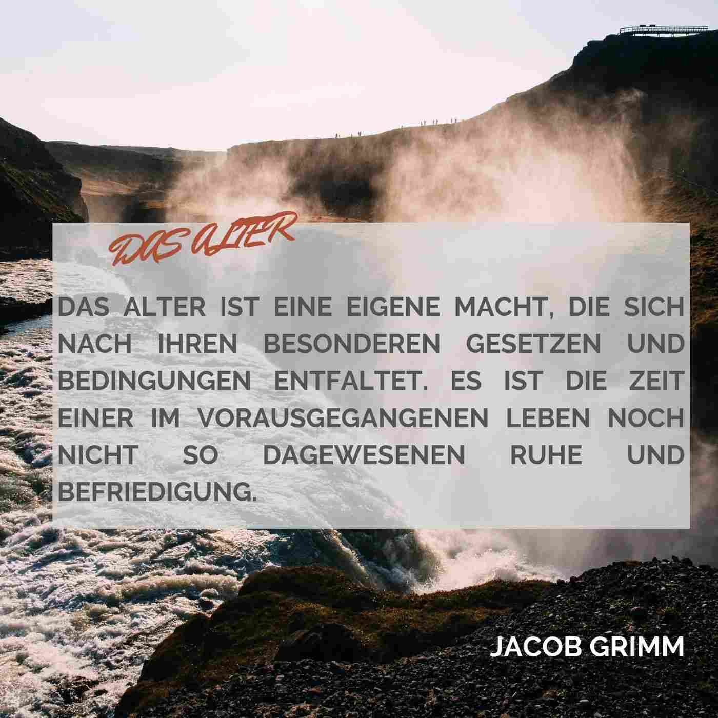 Geburtsagskarte Alter Sprüche Weisheiten Jacob Grimm
