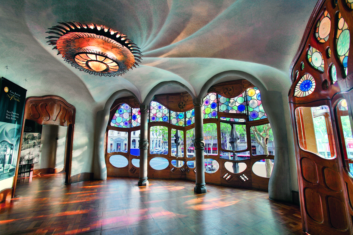 barcelona wichtige sehenswürdigkeiten casa batllo innen wunderschön