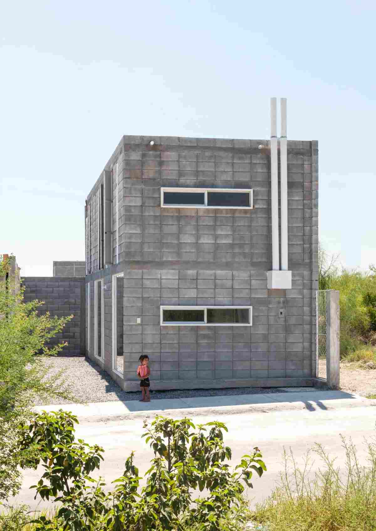 box house casa caja in mexico compact design with affordable budget concrete building