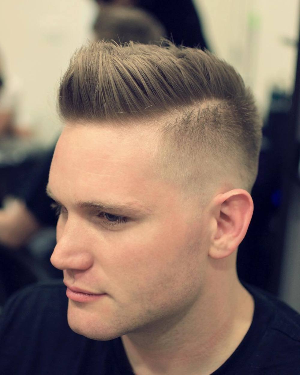 cooler boxing cut with transitional men's haircuts trend
