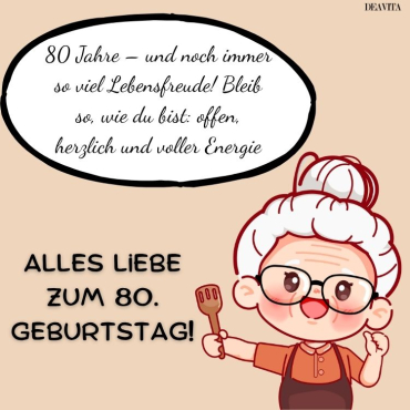 lustige bilder mit wünschen zum 80 geburtstag