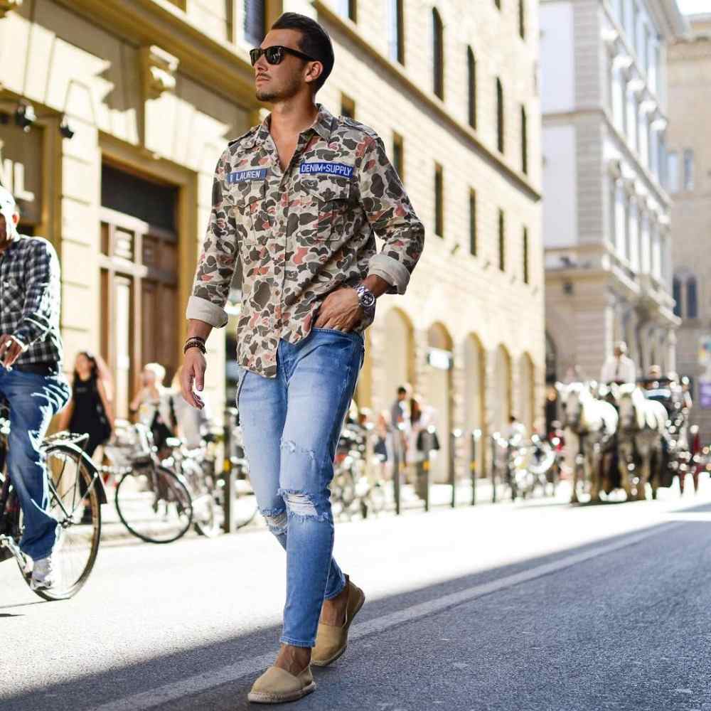 military 80s clothing men combine modern with style
