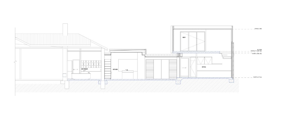 sketch and basic renovation for a whole monument-protected house