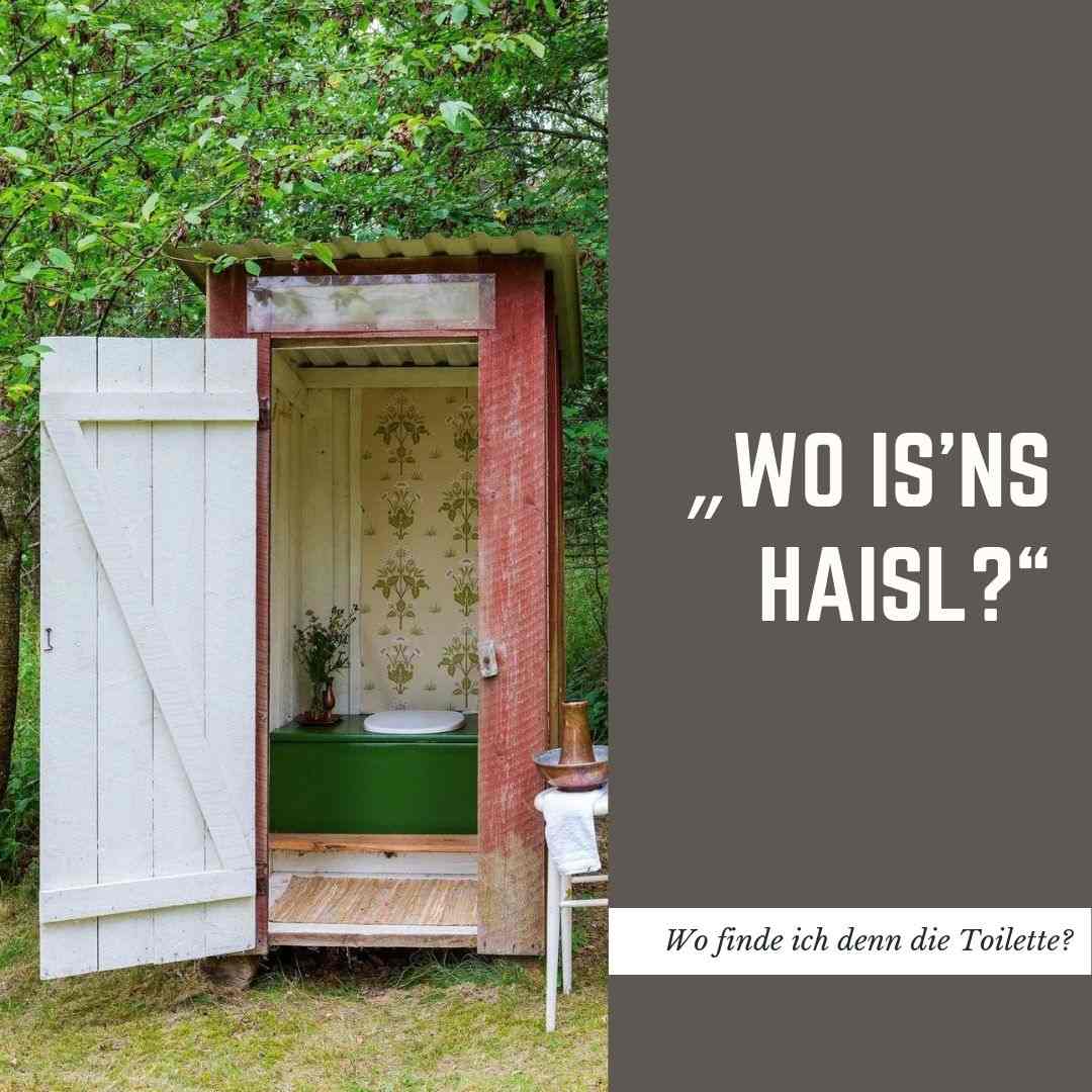 Ask at the Wiesenfest after the toilet - Example for useful speeches