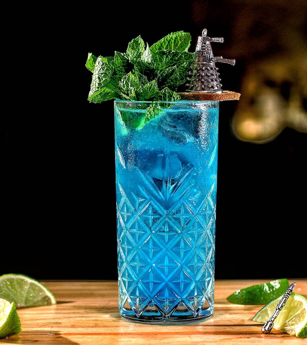 Blaue Cocktails Rezepte Blue Gin Tonic Sommergetränke Ideen