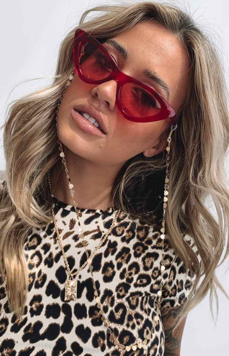 Brillen Trends Frauen Sommer Hemd Leoparden Muster Modetrends