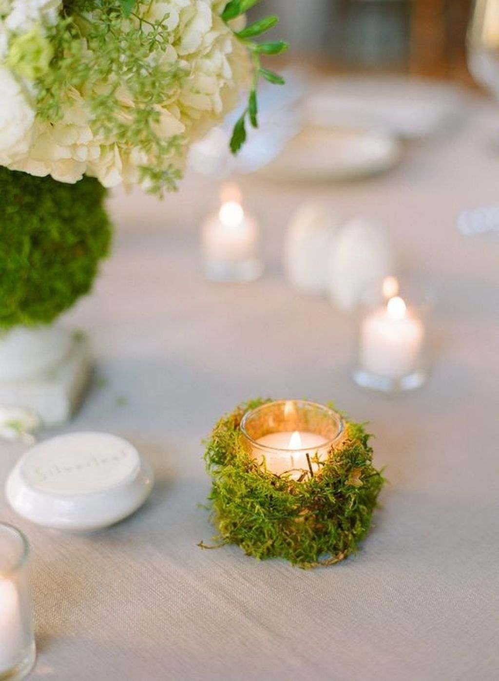 Dekoideen DIY Anleitung Kerzenhalter für Hochzeit dekorieren