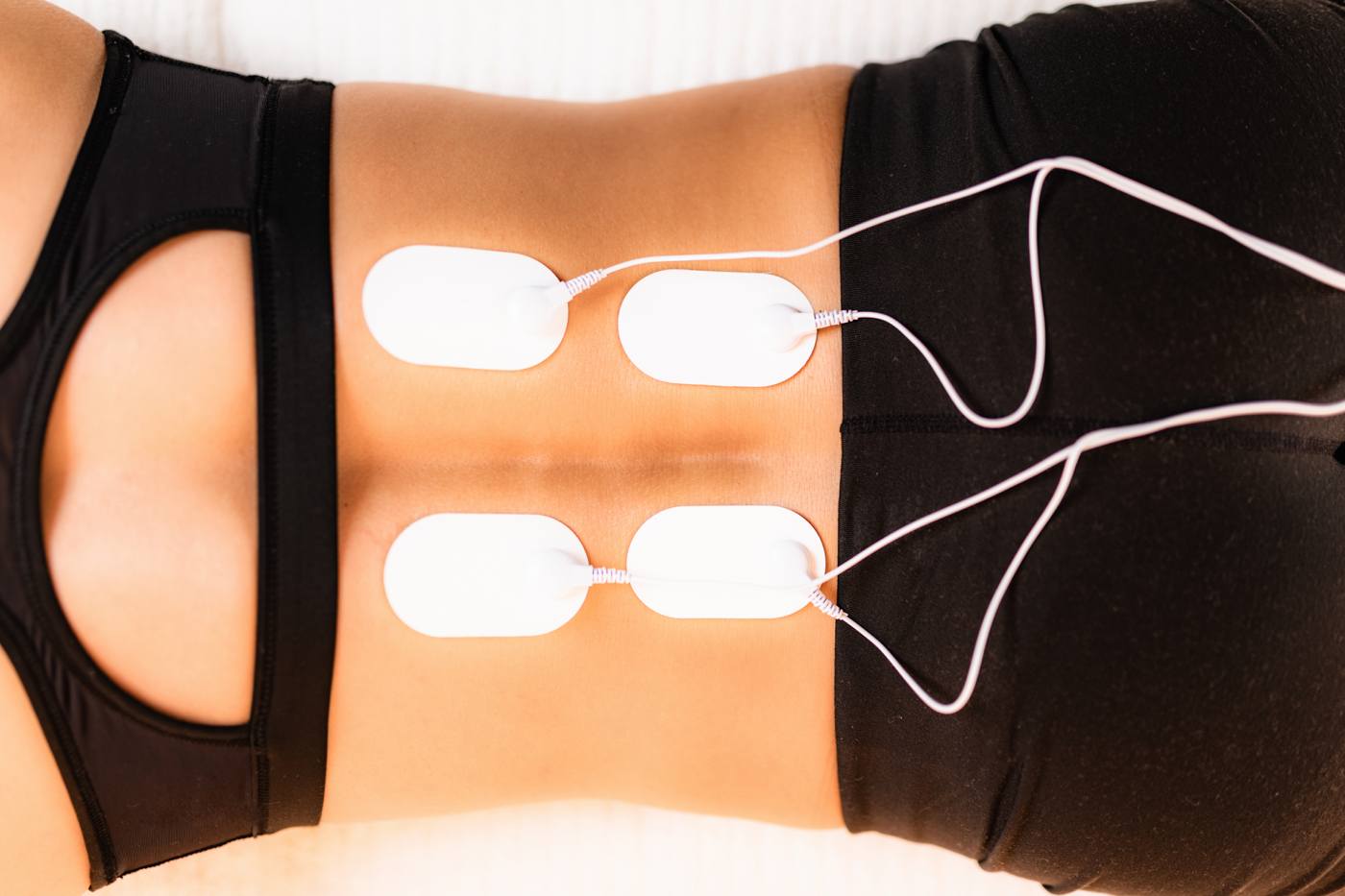 EMS Device electric muscle stimulation against back pain