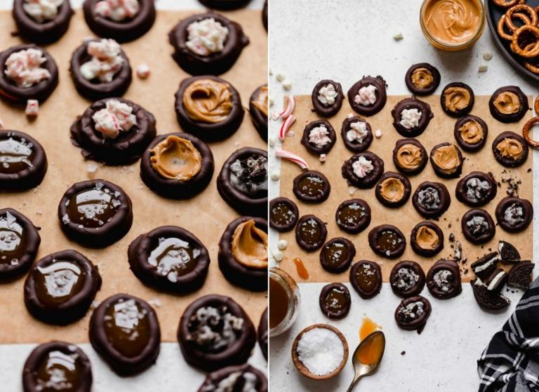 Gefüllte Schokoladen-Salzstangen schnell und einfach als Fingerfood zubereiten ohne backen