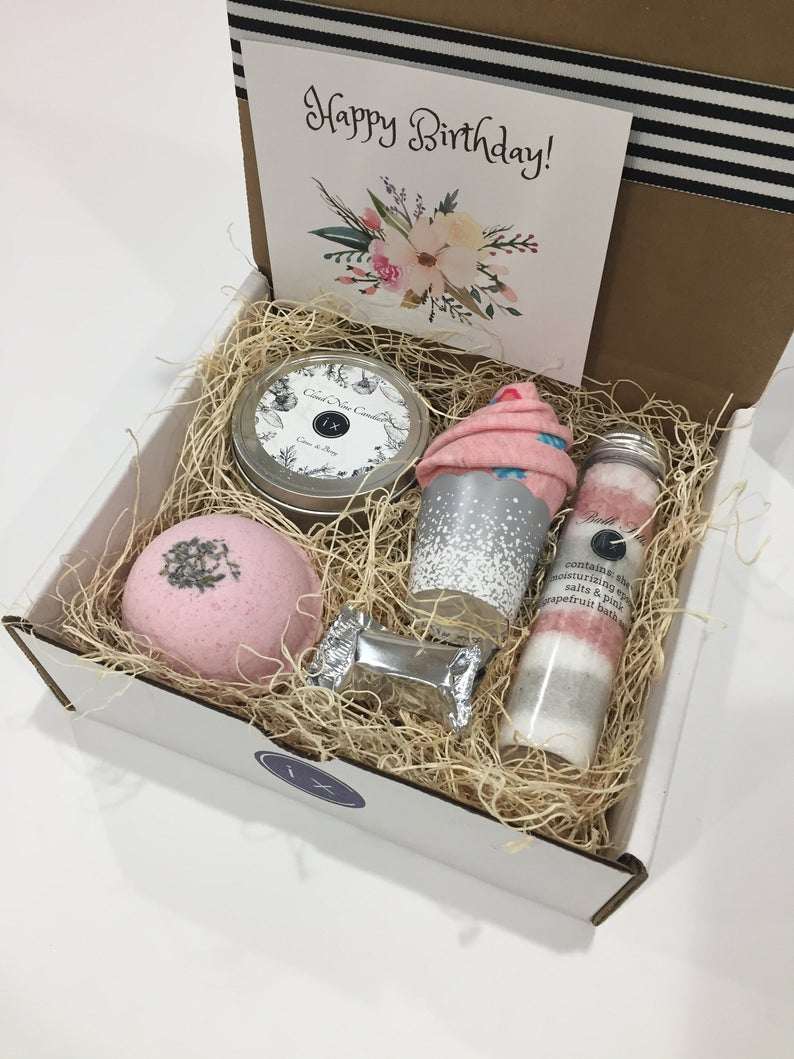 Freundin gift box itself make wellness box content