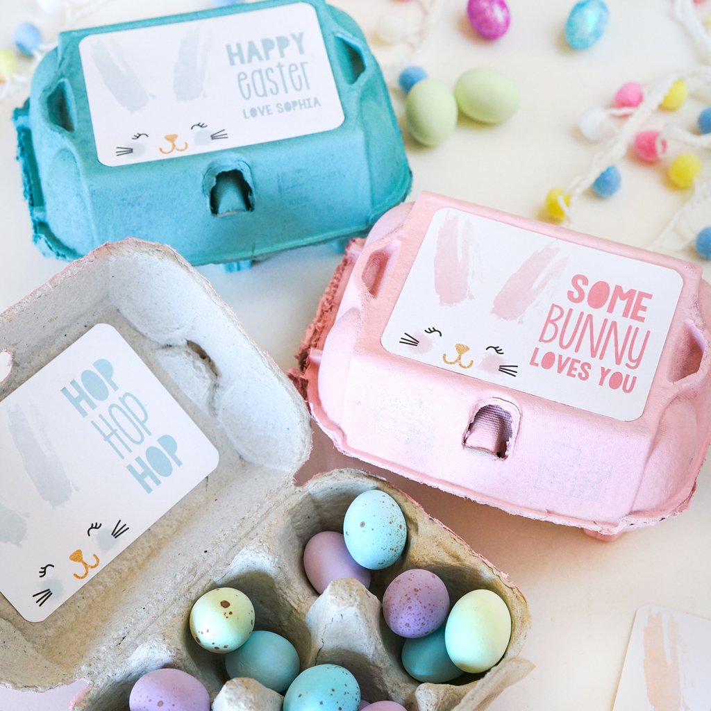 Geschenke für Kinder lustig verpacken Eierkarton wiederverwenden Ideen einfach DIY